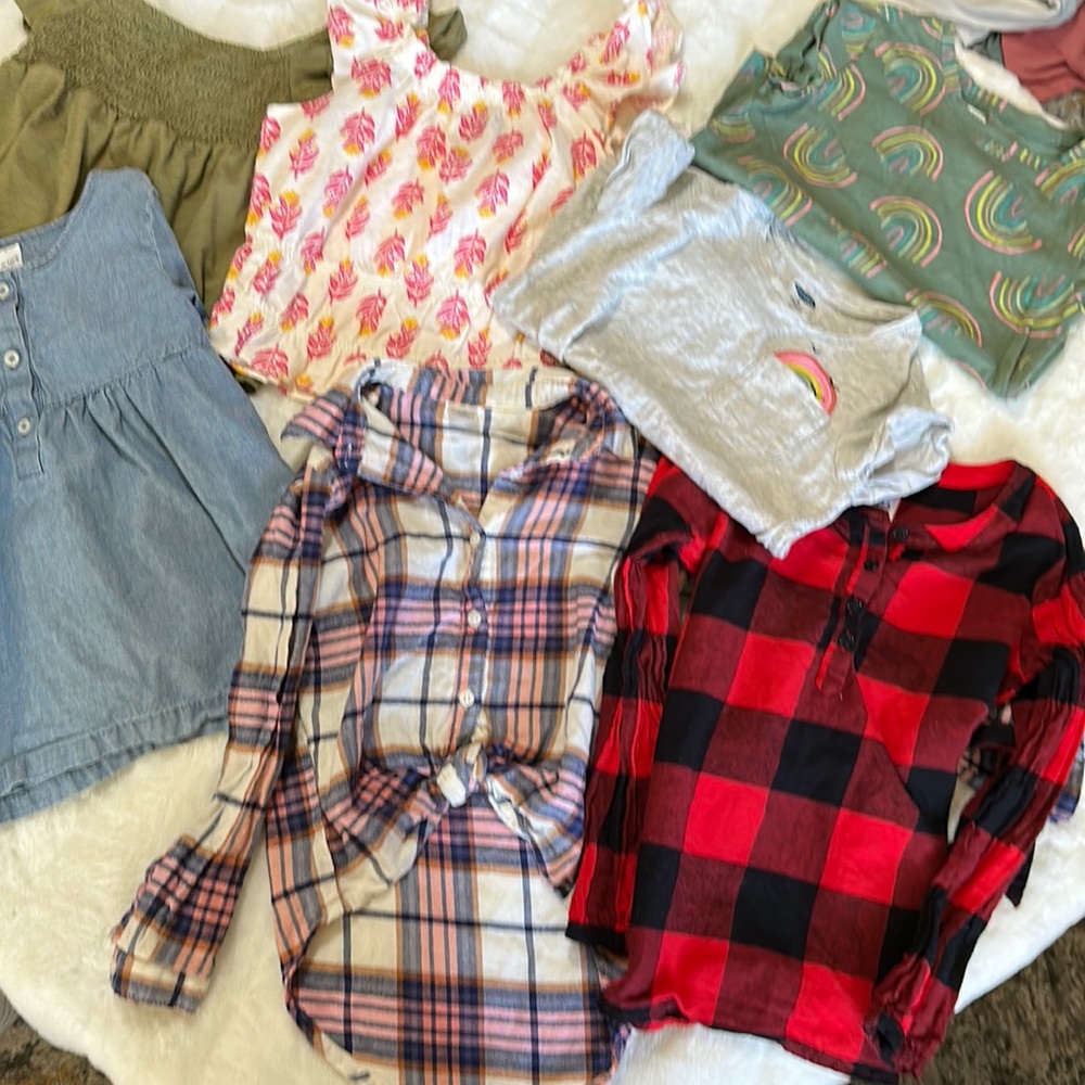 Girls Size 5 7pc Lot blouses